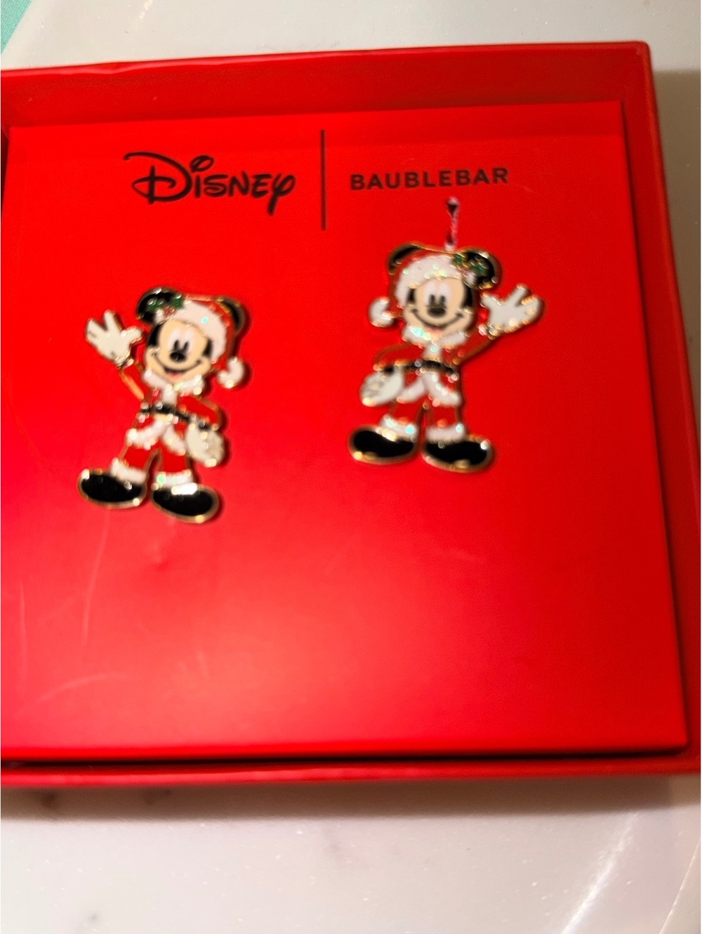 Mickey Disney Christmas earrings